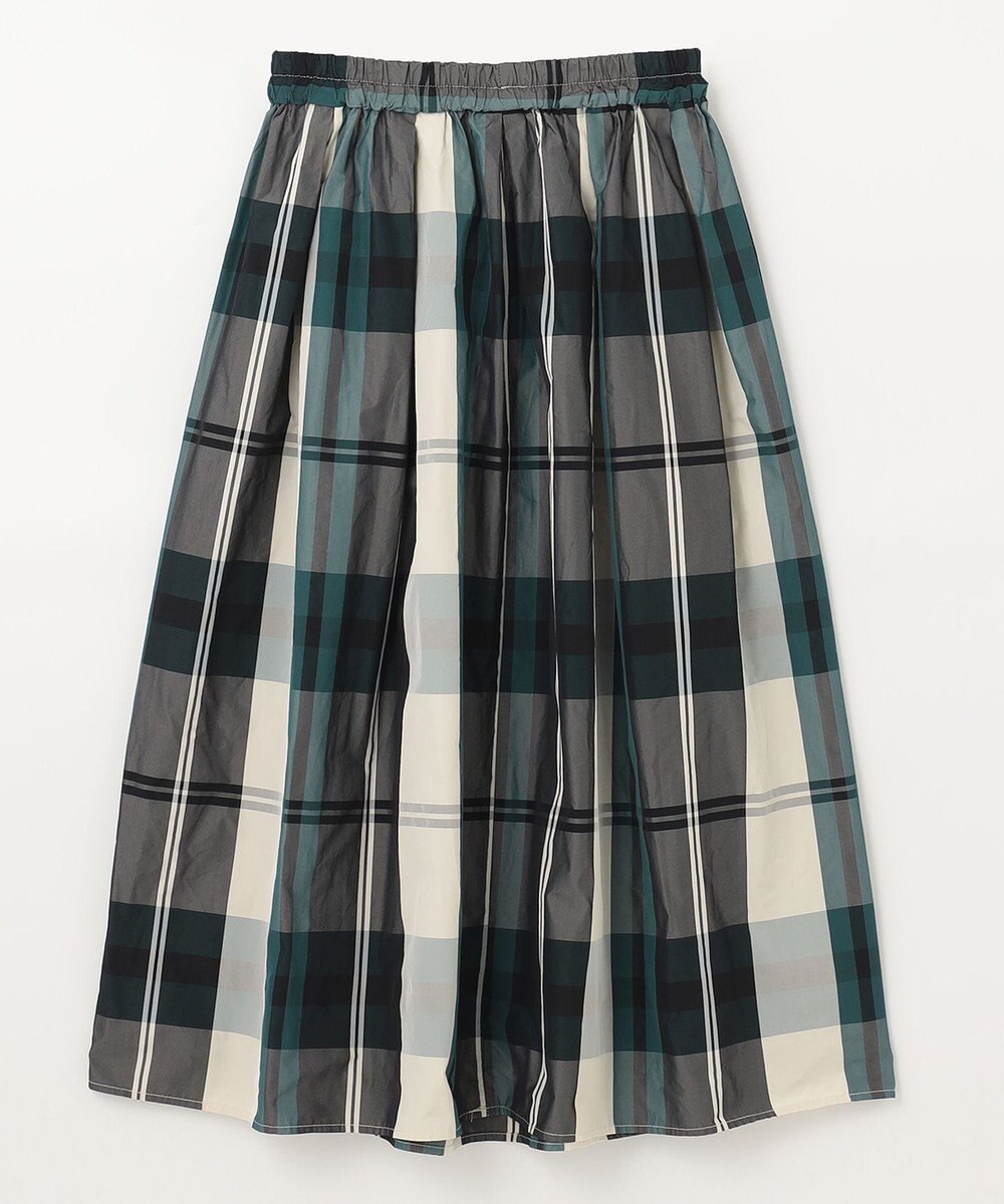 ANY 【洗濯機可能・ウエストゴム】ビックチェックスカート 