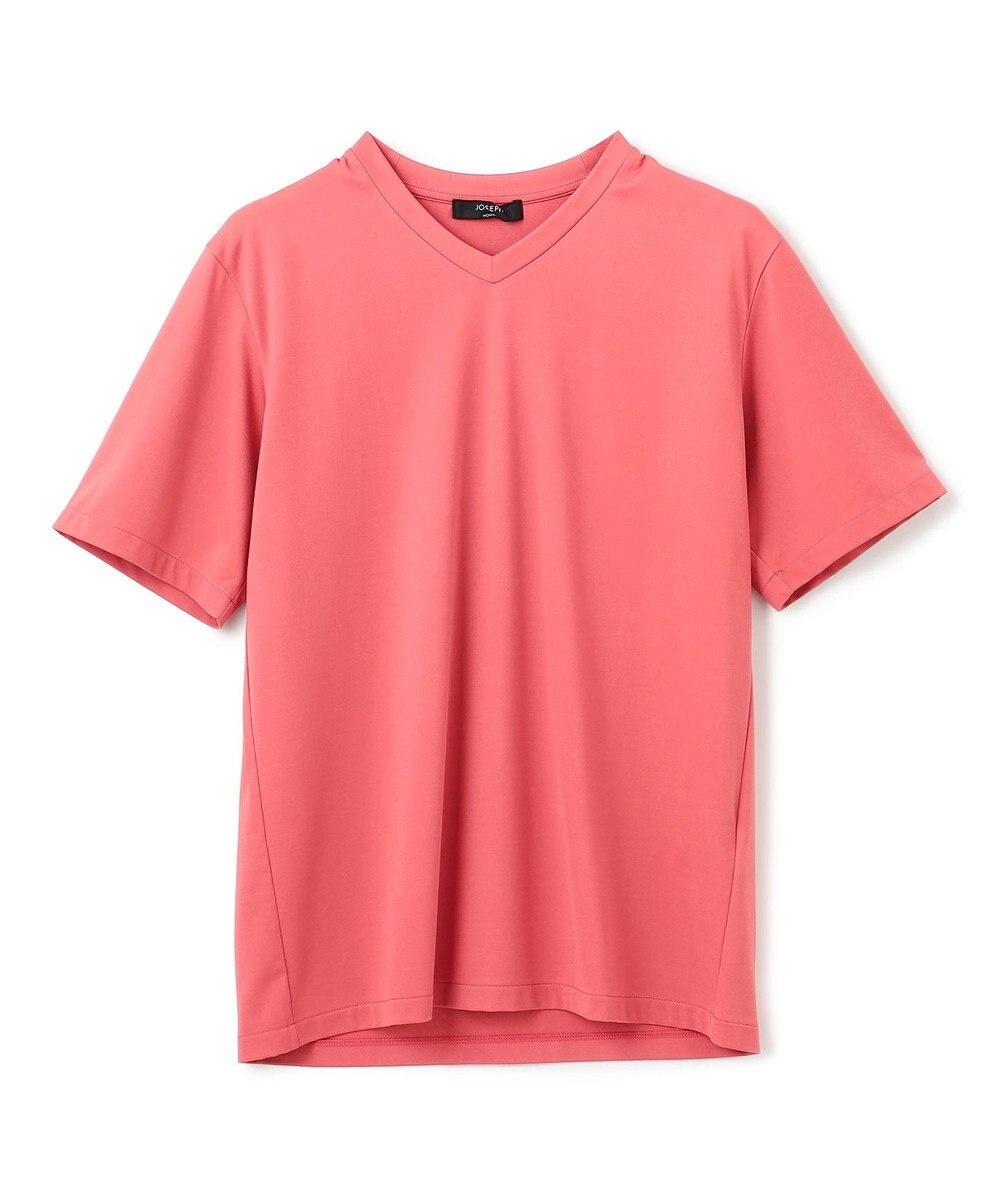 JOSEPH HOMME 【新素材】ハイゲージベアスムース　VネックＴシャツ 