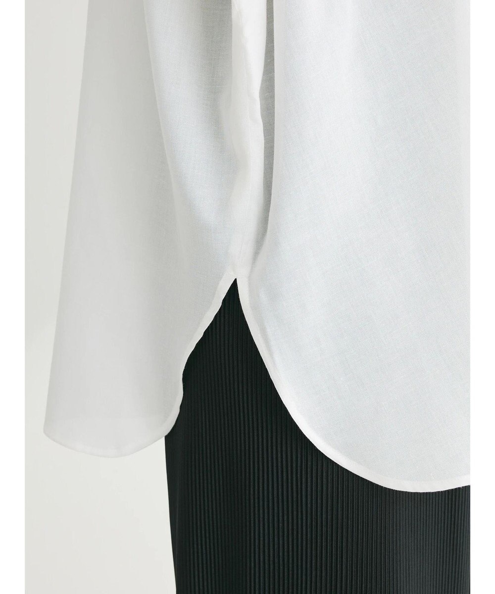 Green Parks 綿麻混ポンチョ風シャツ 