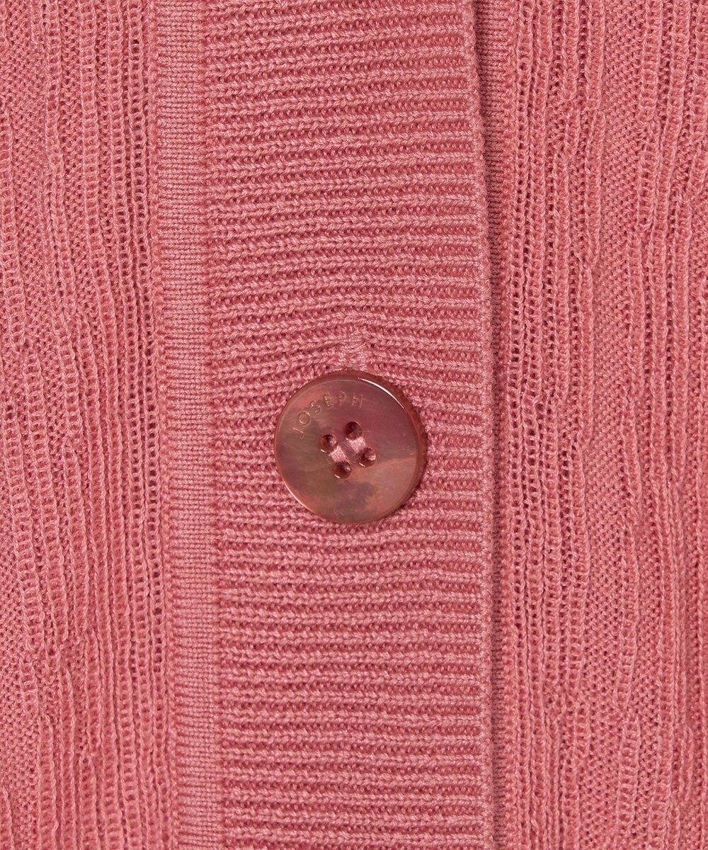 JOSEPH クリンクルリブ　カーディガン 