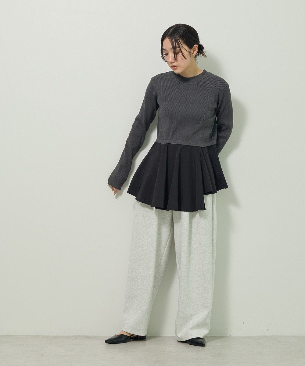 Green Parks ・ＥＬＥＮＣＡＲＥ　ＤＵＥ　ハイブリットハイネックニット 