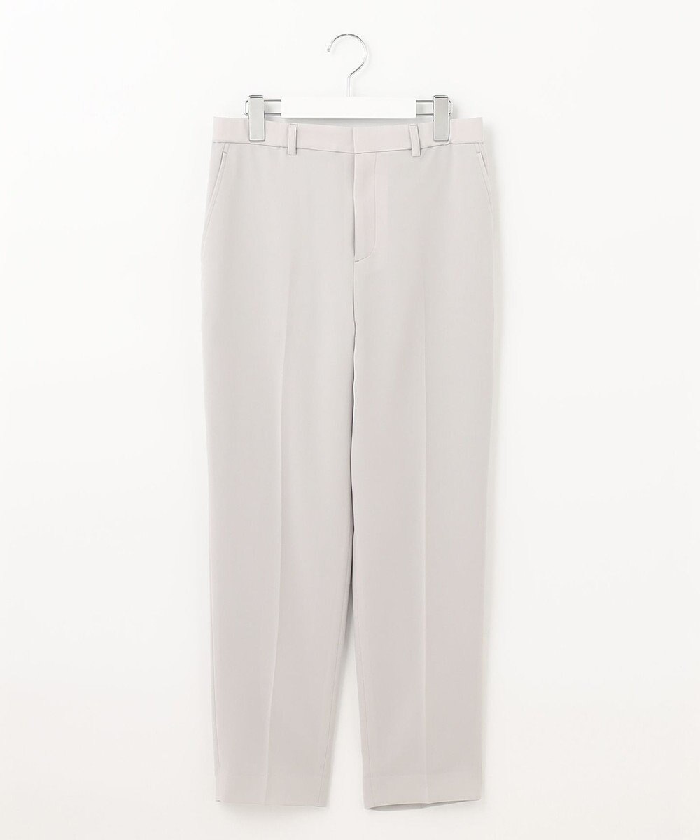 自由区 【洗える】2WAYツイル テーパードパンツ 