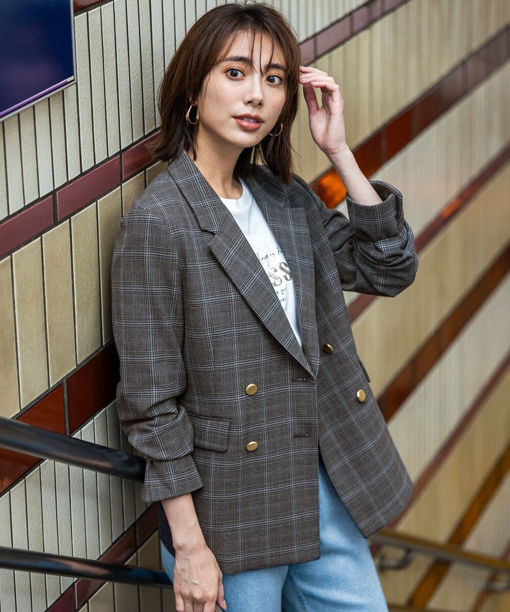 ANY SIS S ビューティサーモ2WAYストレッチ テーラードジャケット 