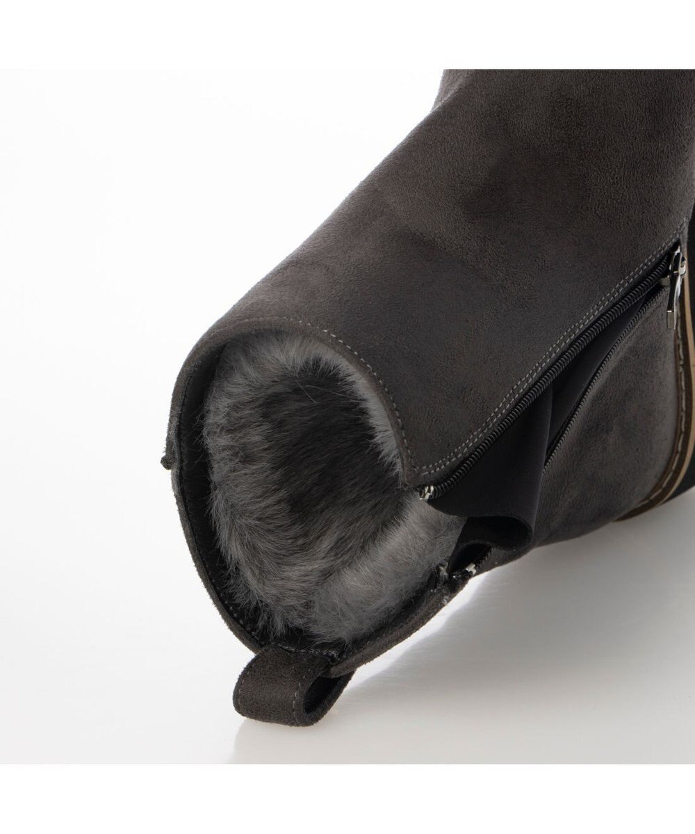 MODE ET JACOMO <carino>【レイン・スノー対応】ウエッジヒールショートブーツ 