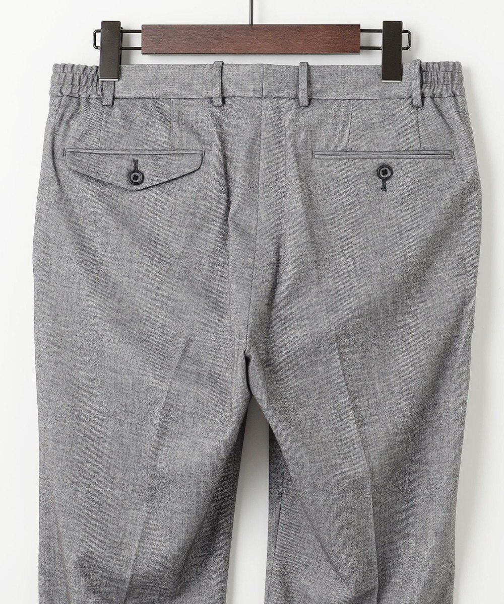 JOSEPH ABBOUD 【ウエストも伸びる！/ストレッチ/弱撥水】フランネルジャージ コンフォートパンツ 