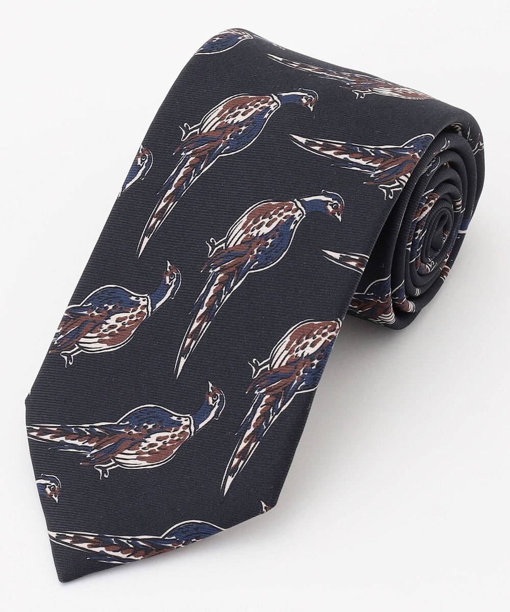 JOSEPH ABBOUD 【イタリア製・Holliday&Brown】バードプリント ネクタイ 