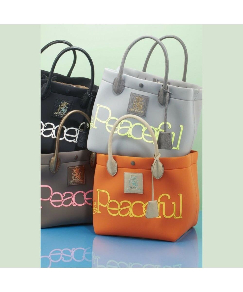 A.D.M.J. 【魔法の様に軽い】マジックライト/コード刺しゅうキューブトート25cm 