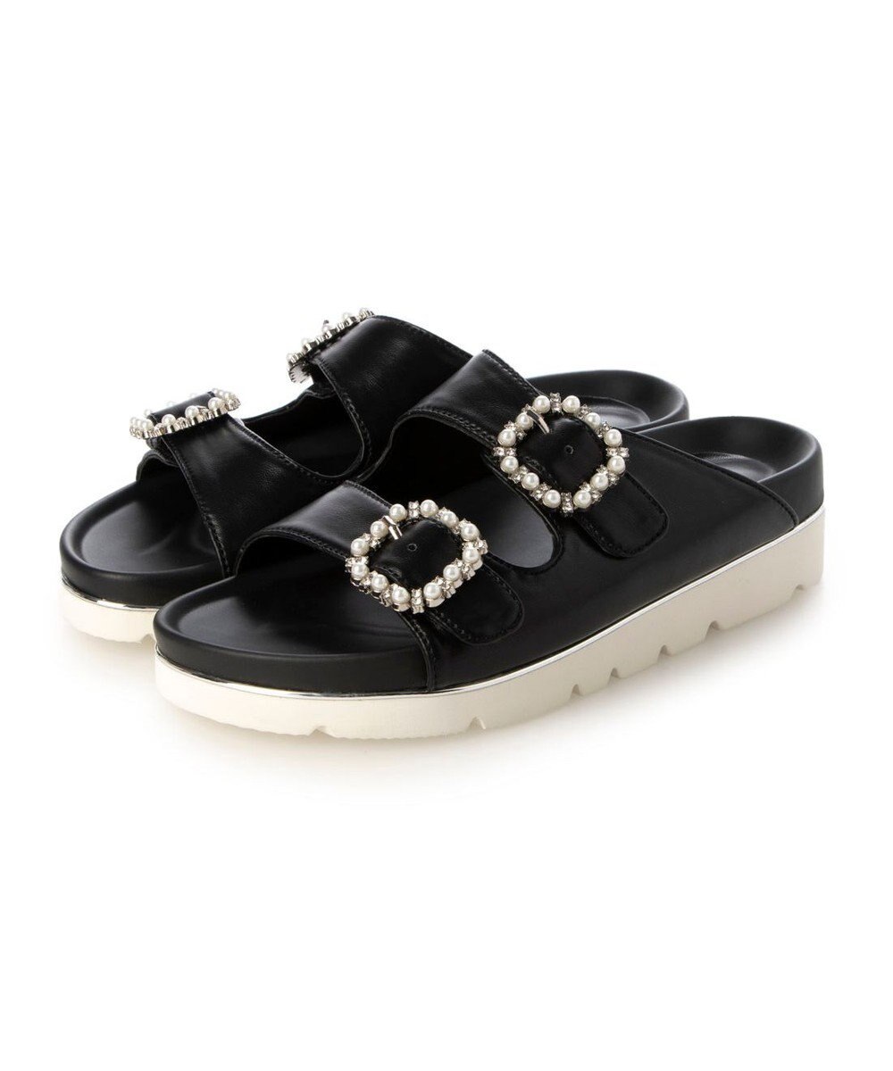 Riz raffinee <Riz raffinee>ビジューダブルベルトスポーツサンダル 