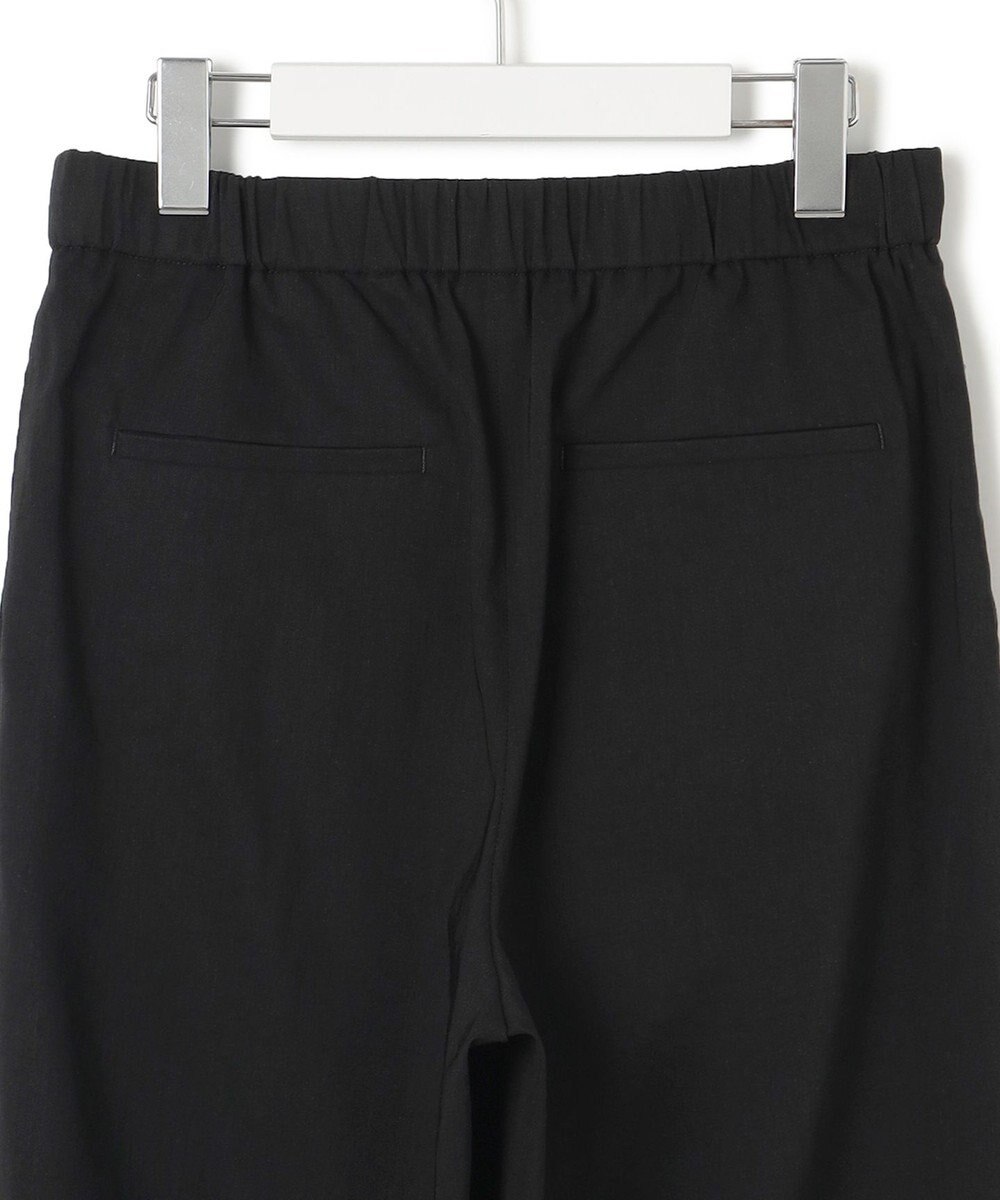 23区 【洗える】リネンレーヨンストレッチ ドロスト ワイド パンツ 