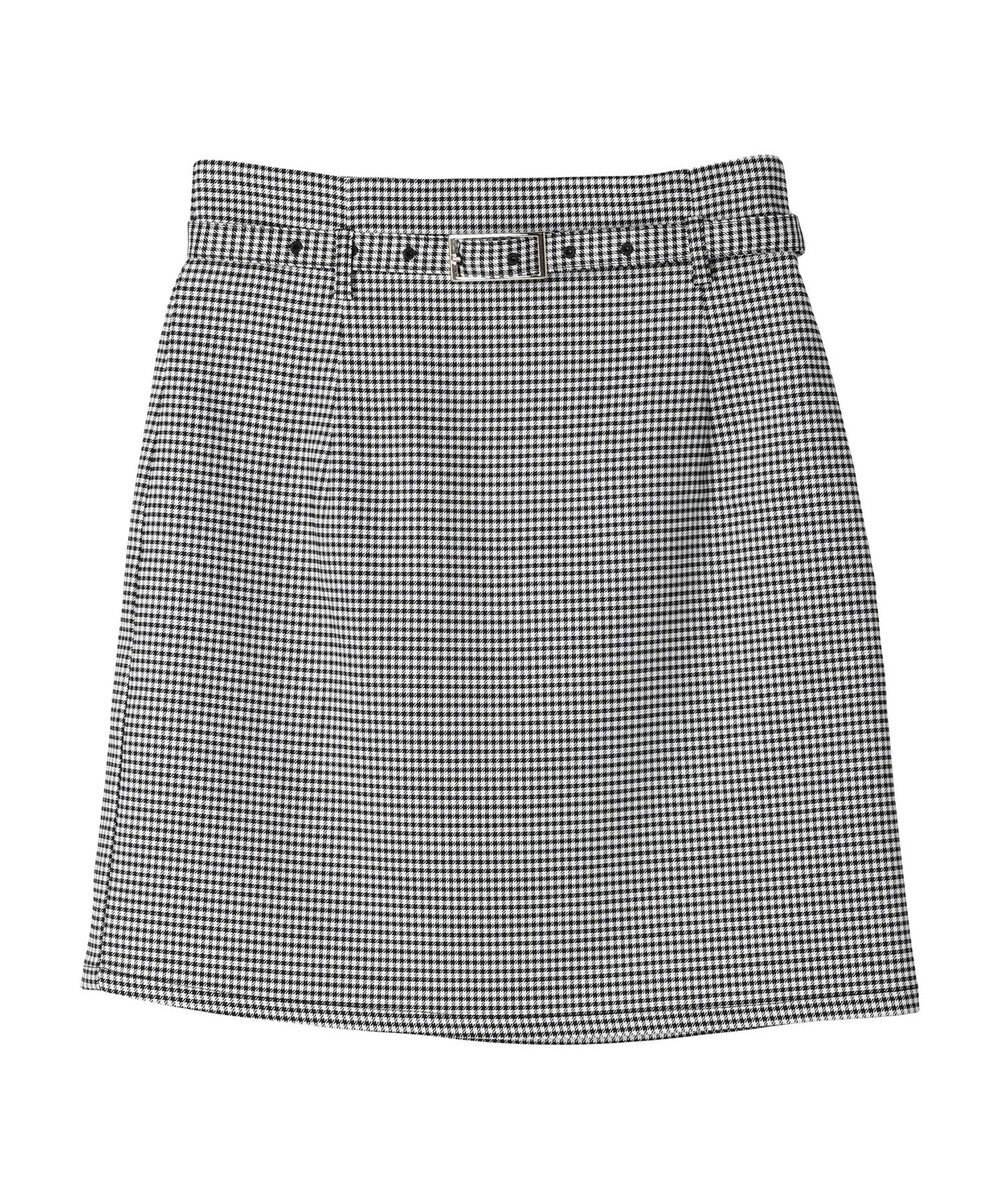 earth music&ecology チェックミニスカート 