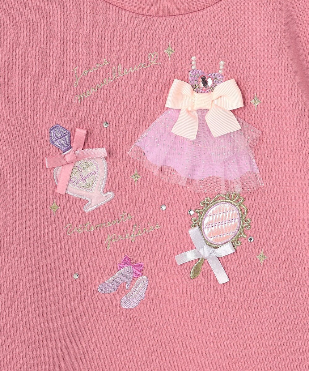 ANY KIDS 【らくっトレーナー】裏毛 プリンセスデザイン トレーナー 