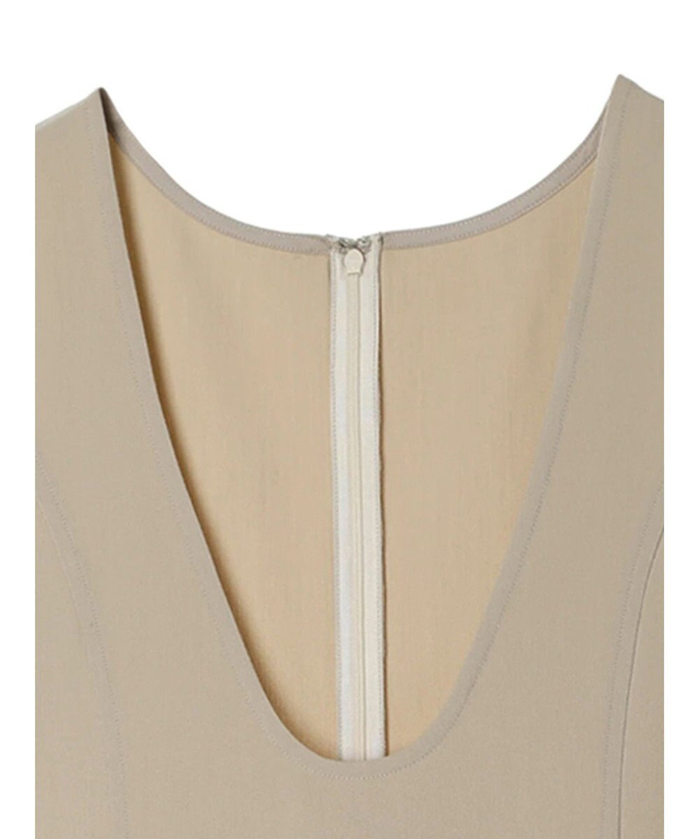 AMERICAN HOLIC イージーケアＵネックＩラインワンピース 