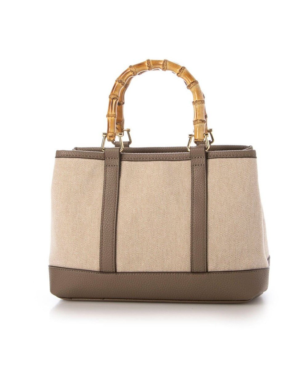 UNBILLION カシュカシュ cachecache / バンブーハンドルエルガリー2wayトート 