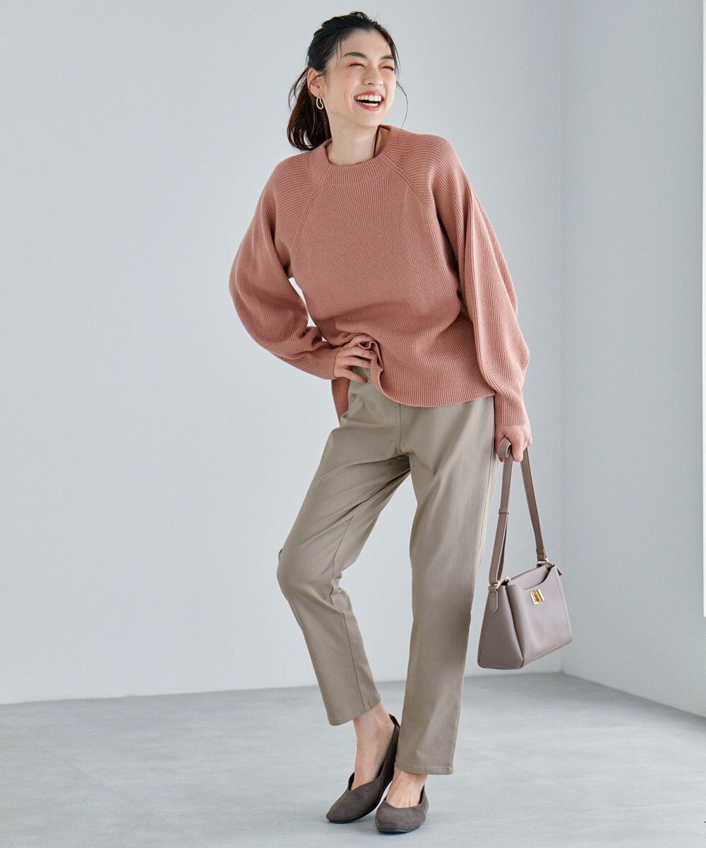 ANY ウールブレンドバルーンスリーブニット 