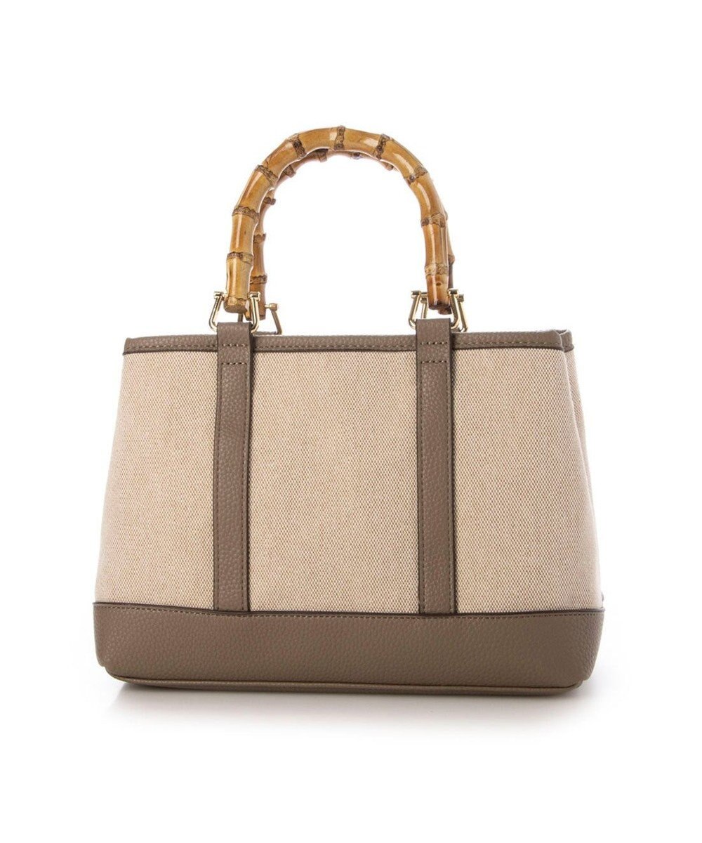 UNBILLION カシュカシュ cachecache / バンブーハンドルエルガリー2wayトート 