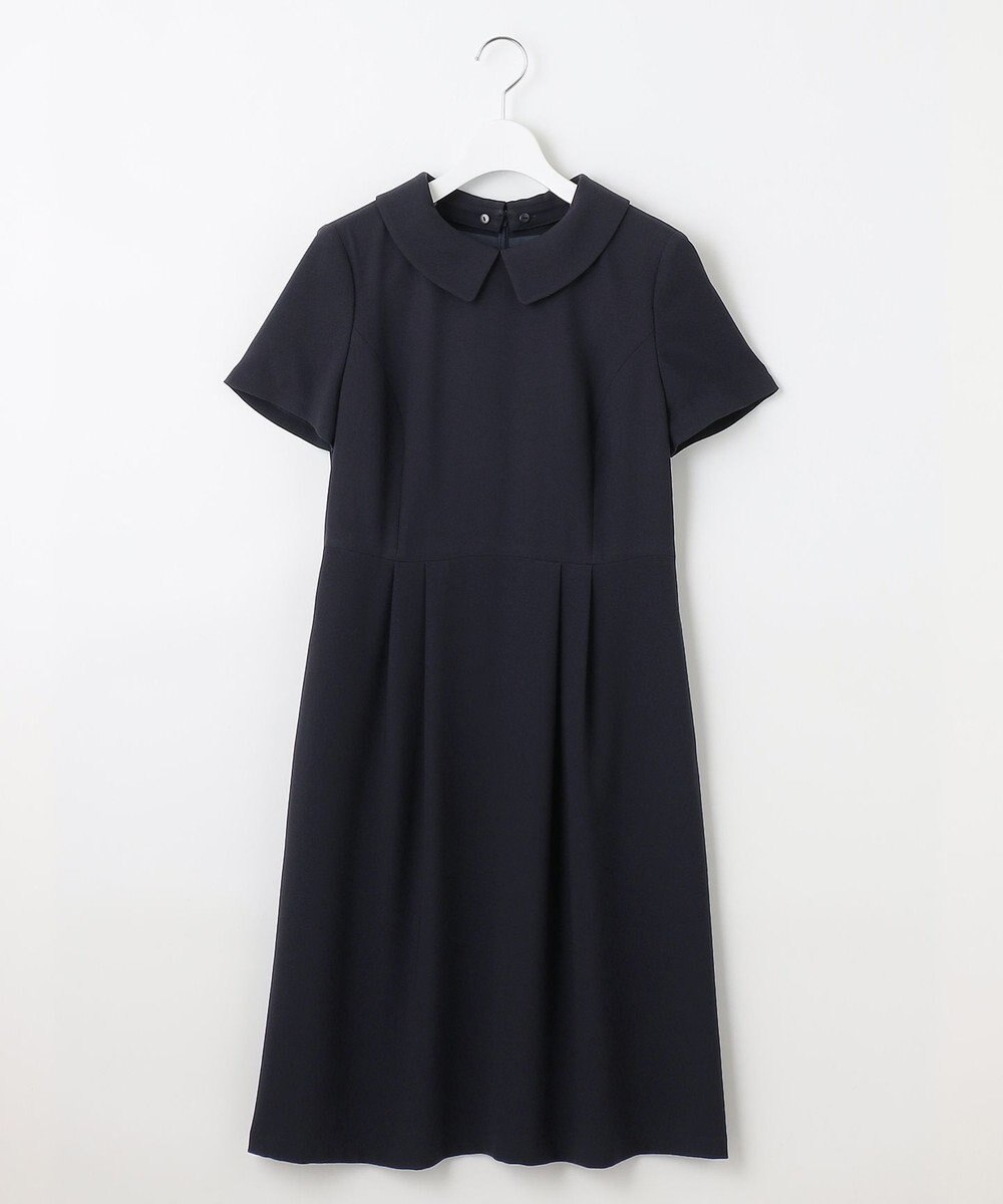 自由区 FORMAL 【お受験/セレモニーに】濃紺　洗える/衿取り外し　ワンピース+ジャケット 