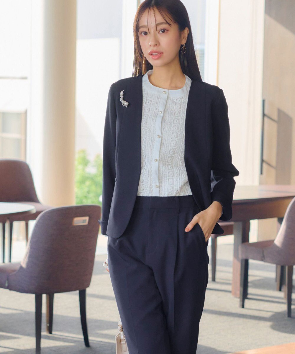 Tiaclasse リーフパール ブローチ 