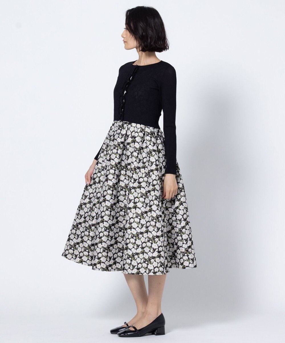 TOCCA TUCK FRILL KNIT カーディガン 