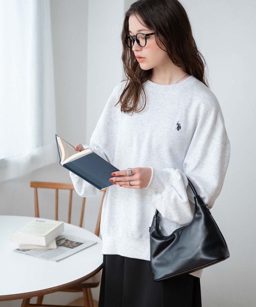 WEGO U.S. POLO ASSN.　だぼそでワンポイントスウェット 