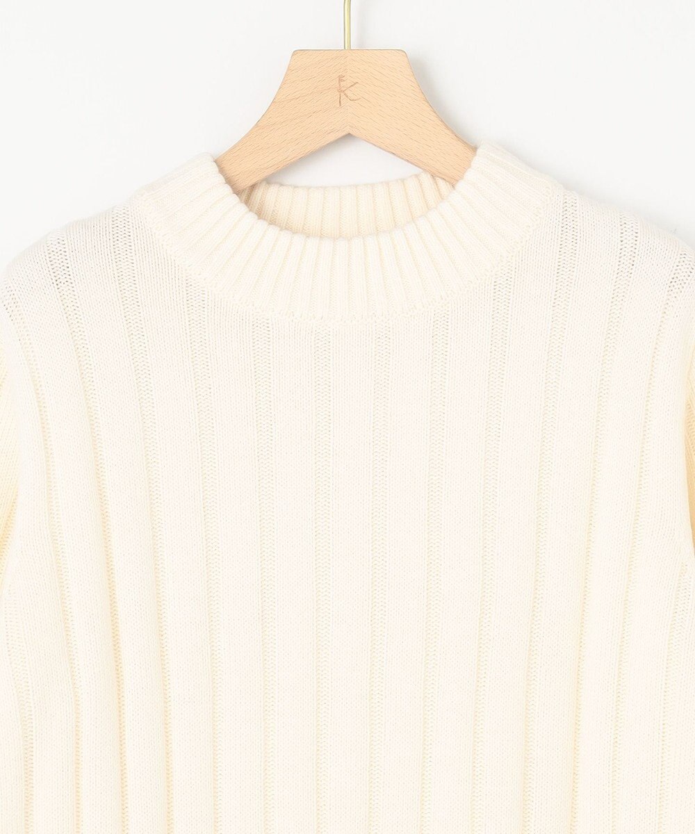 組曲 バルキーワイドリブ ニット 