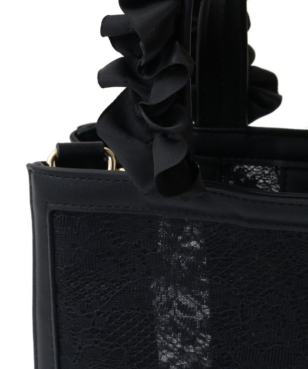 Maison de FLEUR メッシュレース2Wayトートバッグ 