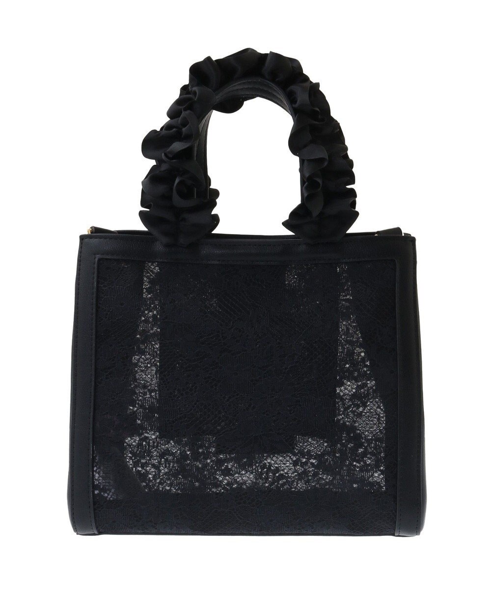 Maison de FLEUR メッシュレース2Wayトートバッグ 