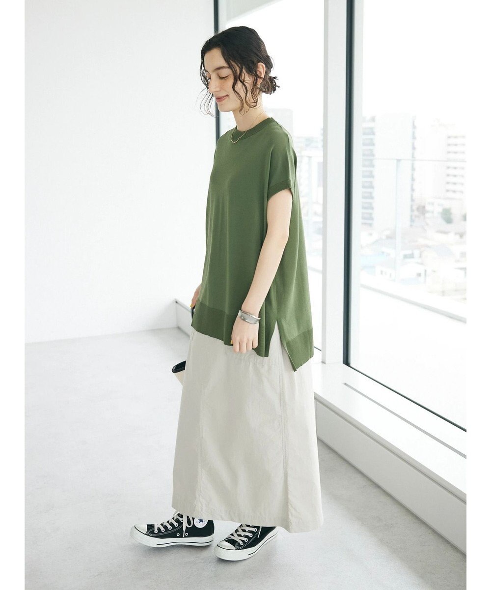 CRAFT STANDARD BOUTIQUE ＵＶカット接触冷感半袖ニットチュニック 