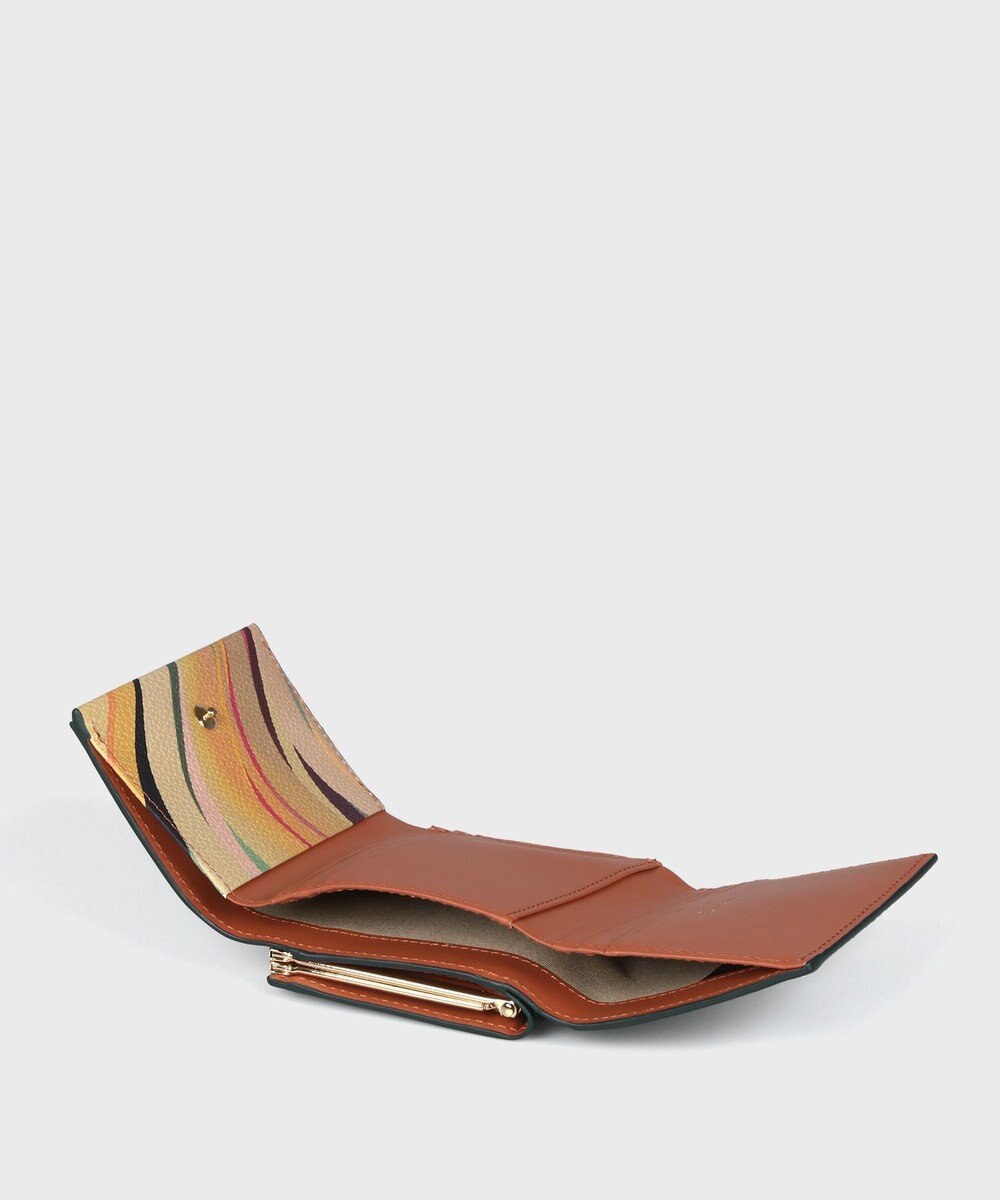 Paul Smith Newスワールトリム がま口3つ折り財布 