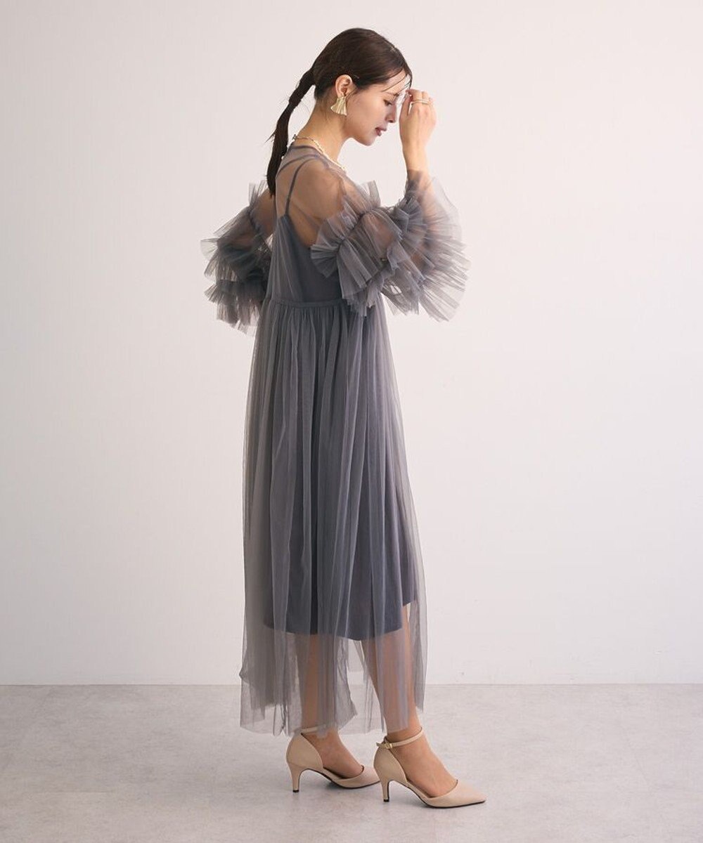 Green Parks ・Ｒａｉｌｍｅ　チュールワンピース（インナーＯＰ付） 