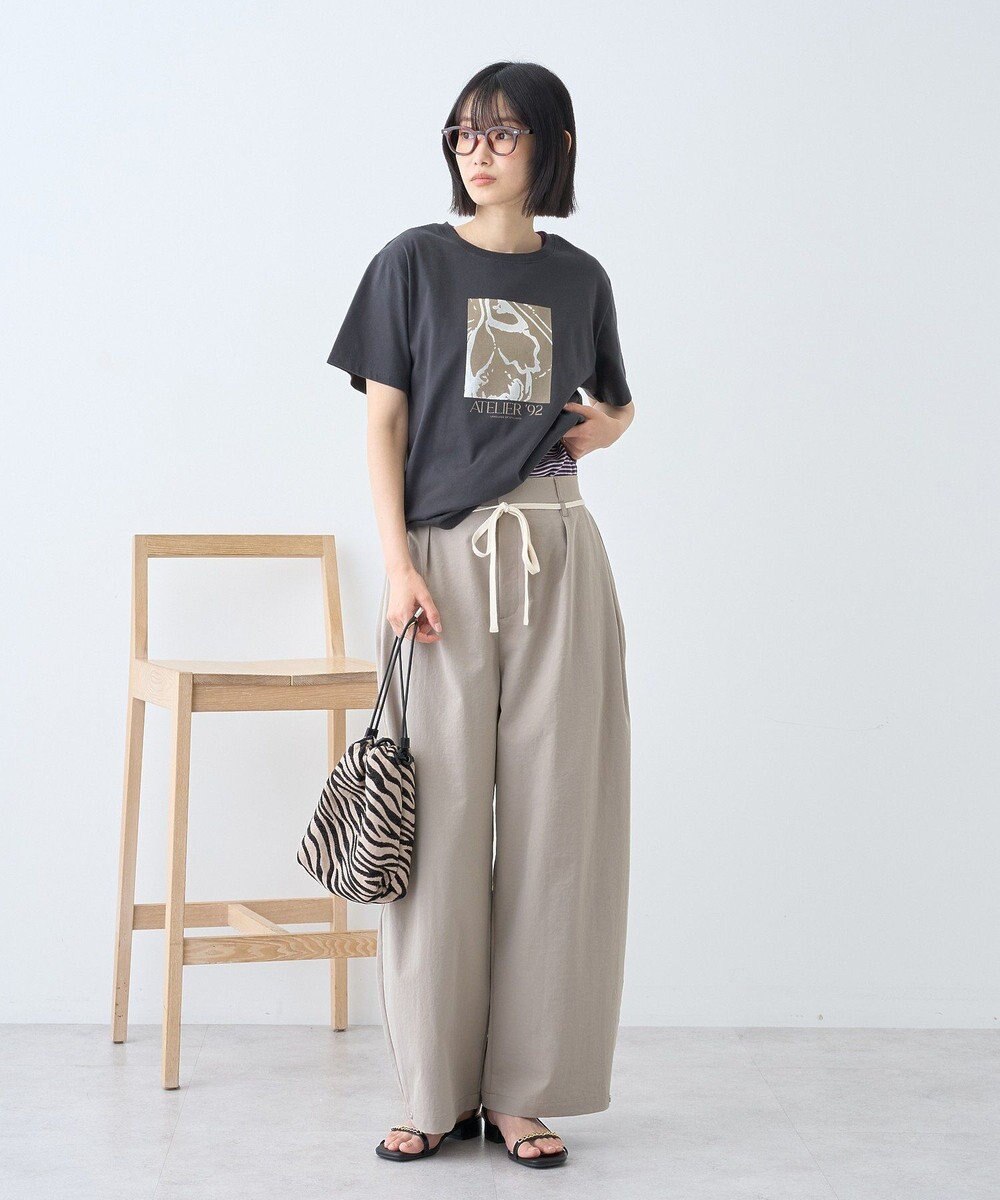 AMERICAN HOLIC フォト&レタリングプリントTシャツ 