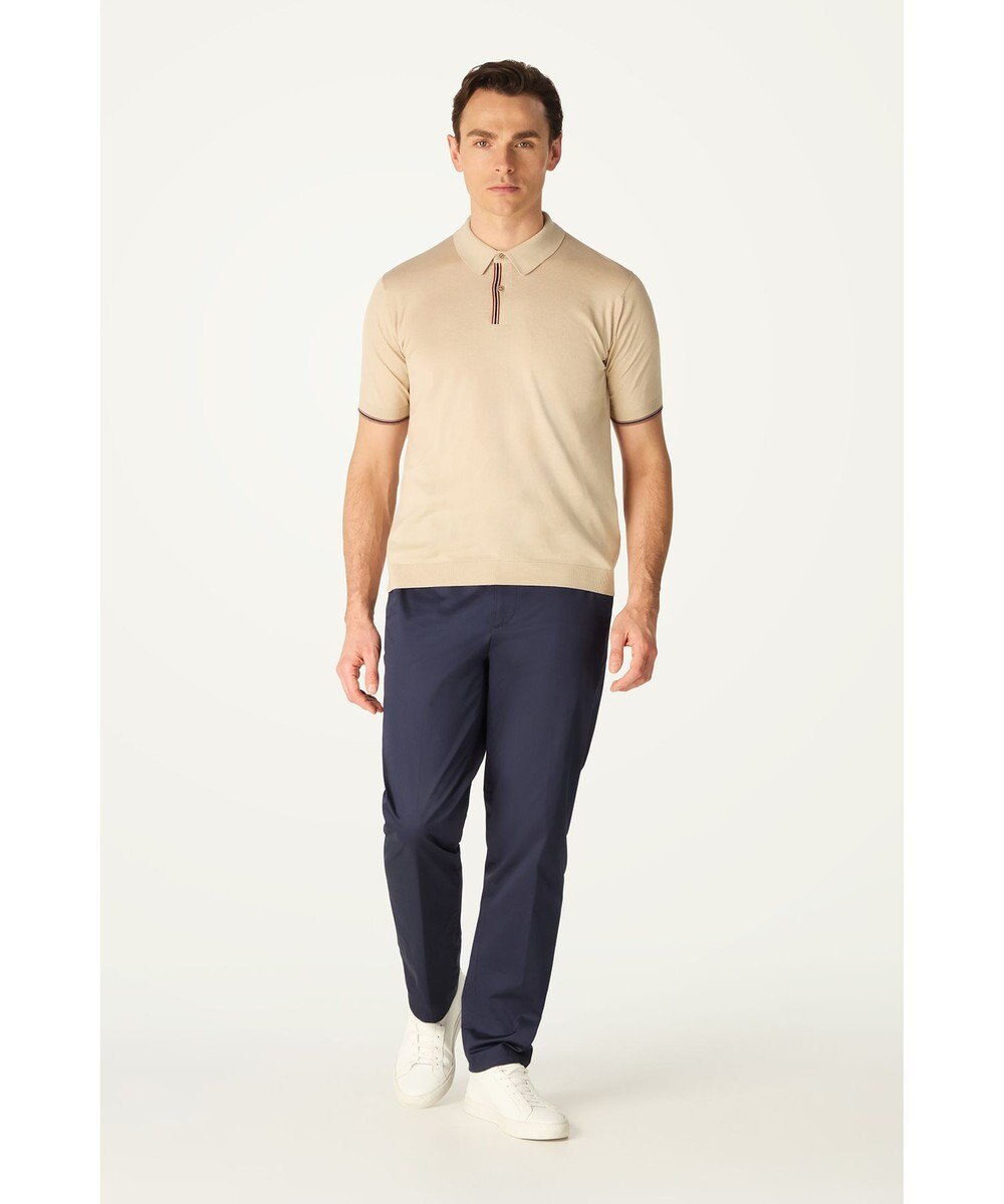 DAKS John Smedley for DAKS ハウスストライプポロシャツ 