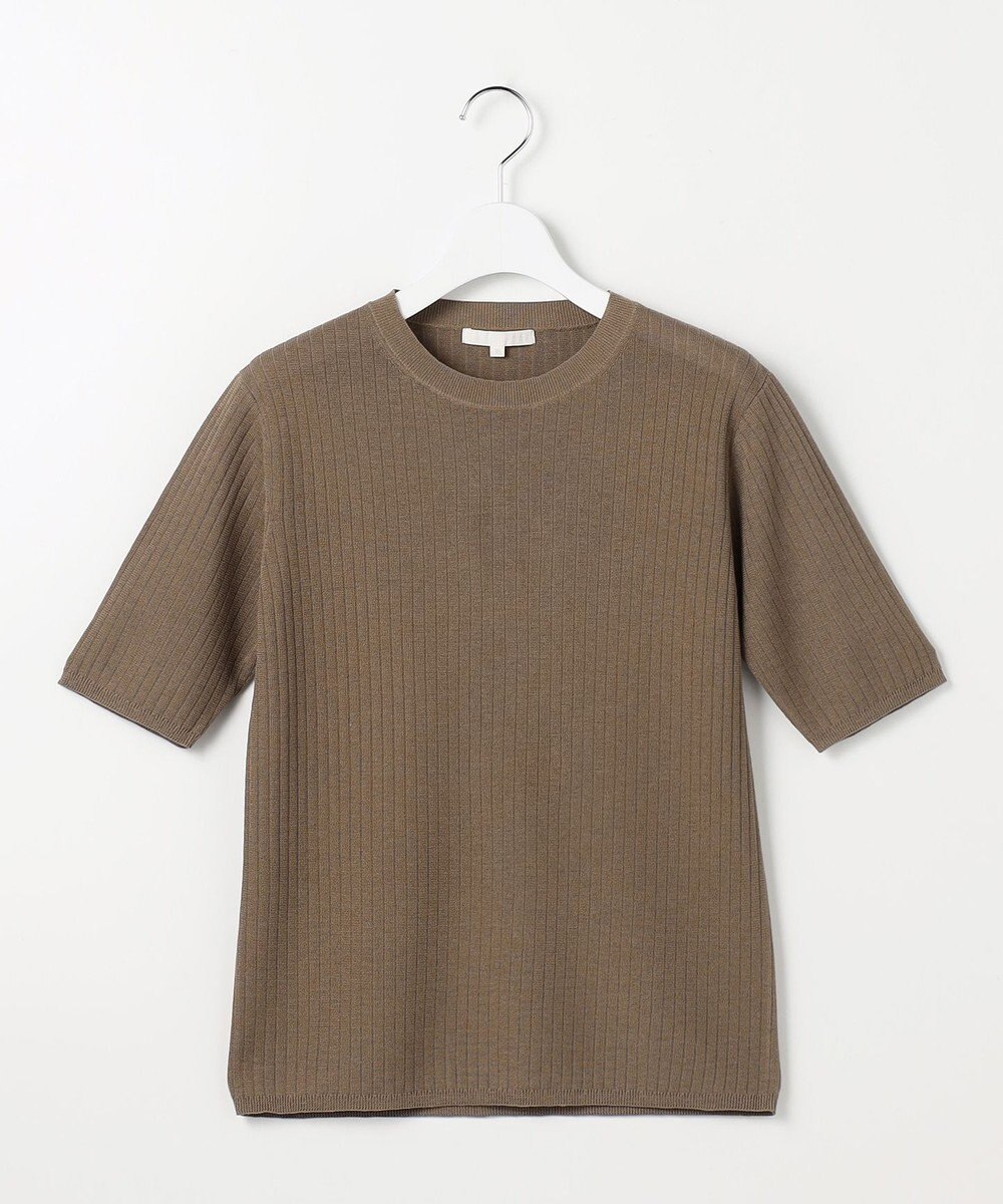 自由区 L 【アンサンブル対応】シアーシルクミックスニット プルオーバー 