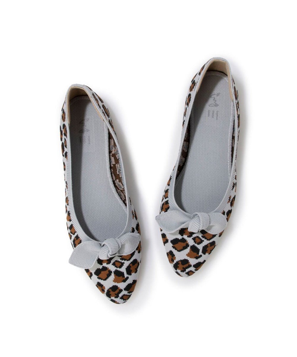 ing <ing>【サステナブル】２WAYポインテッドトゥニットパンプス 