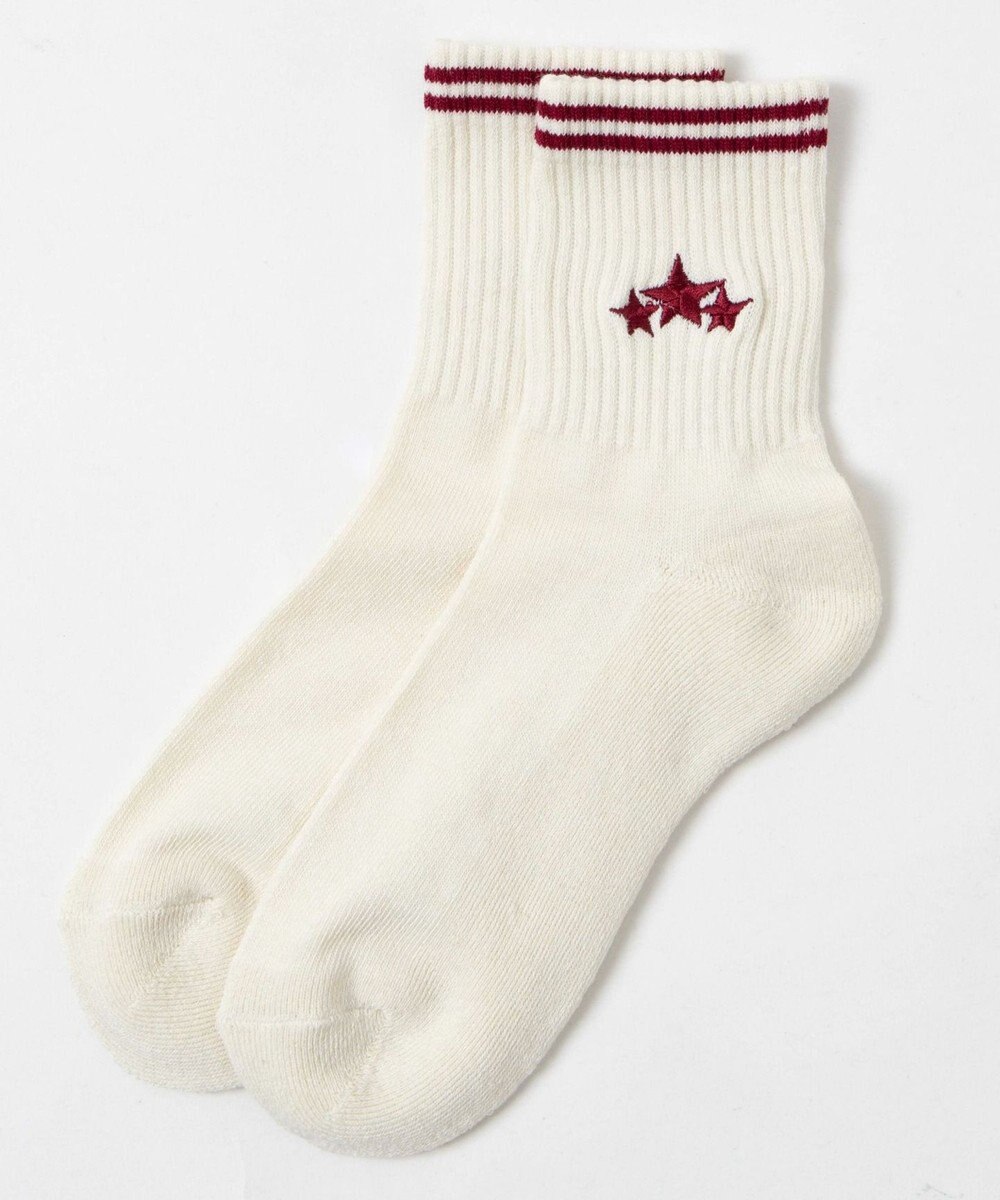 WEGO 底パイルスターラインソックス（14㎝丈） 