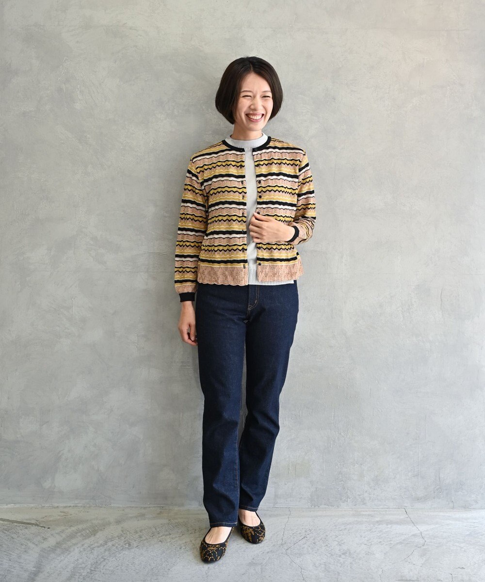 muuc 〈国産デニム〉〈S-XLサイズ展開〉〈ストレッチ素材〉〈ワンウォッシュで柔らかく軽い〉ストレートシルエットのジーンズパンツ 