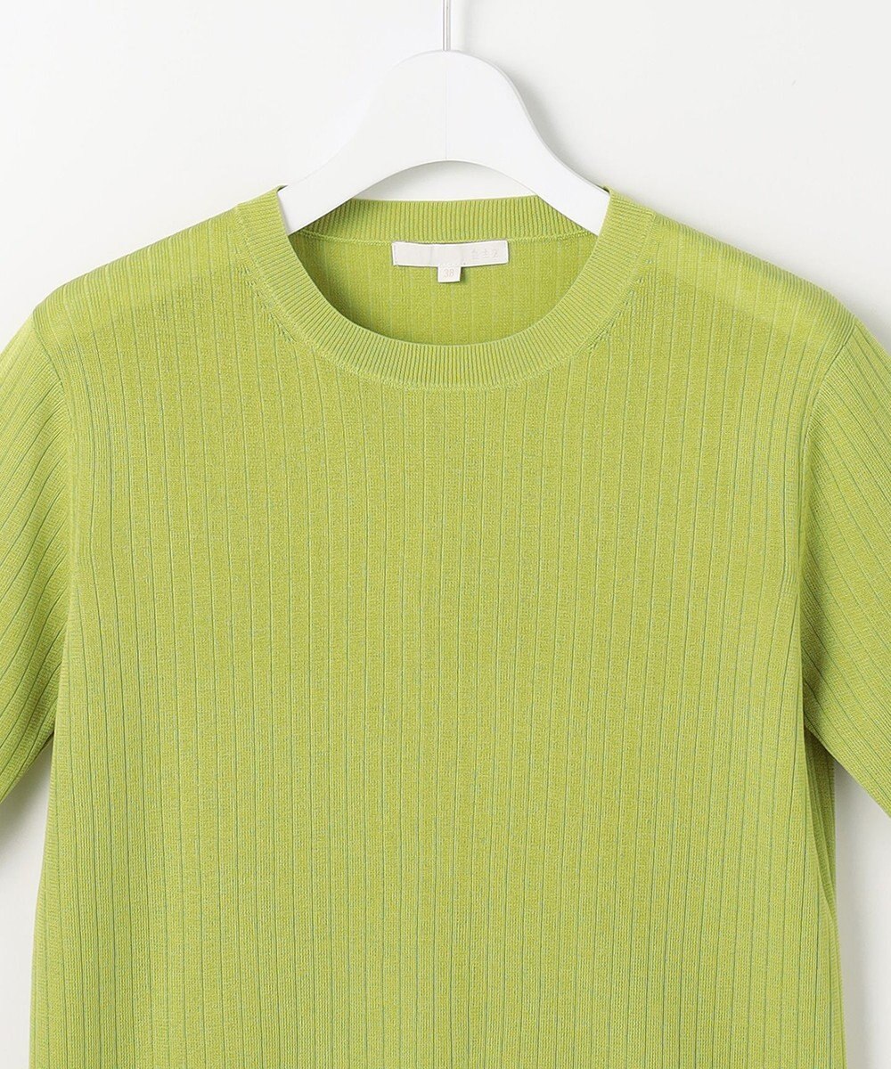 自由区 L 【アンサンブル対応】シアーシルクミックスニット プルオーバー 