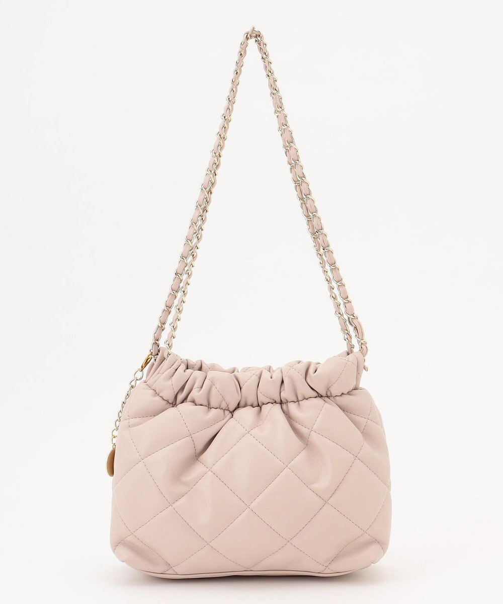 Feroux キルティング＆エコファー チェーンバッグ 