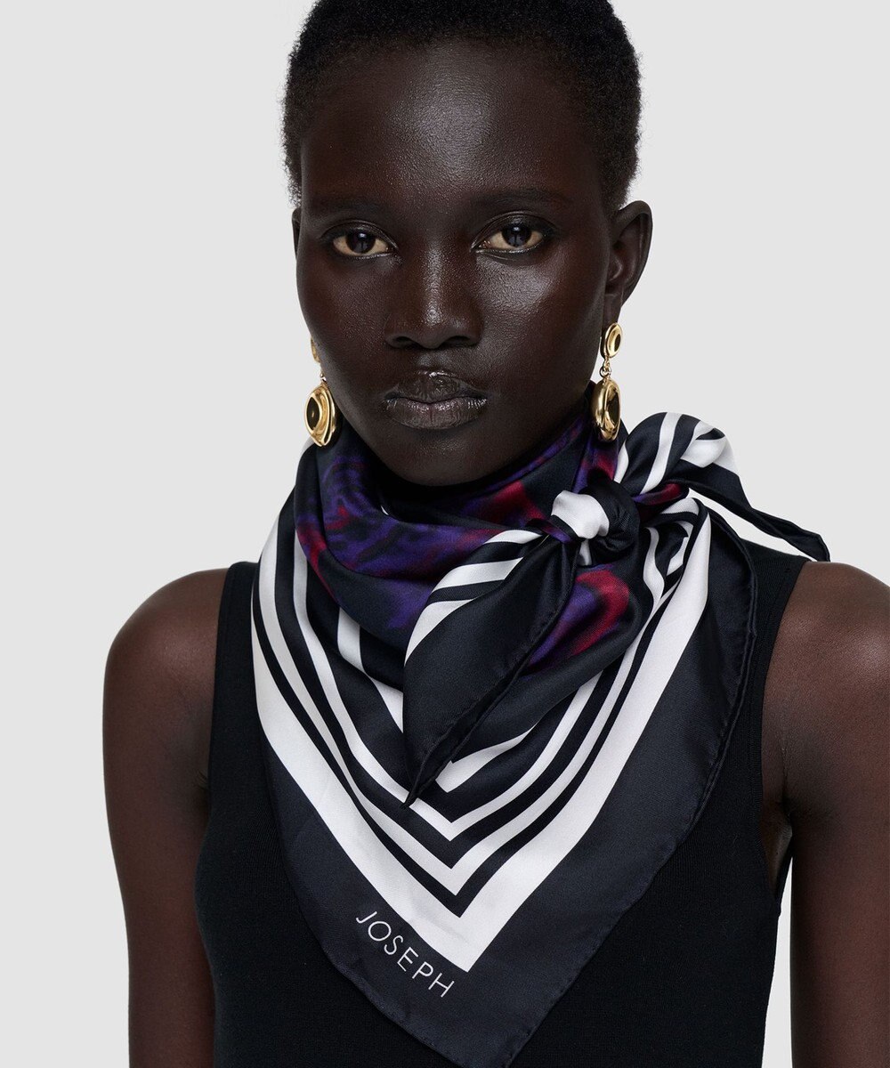 JOSEPH ラージシルクスカーフ Layla 