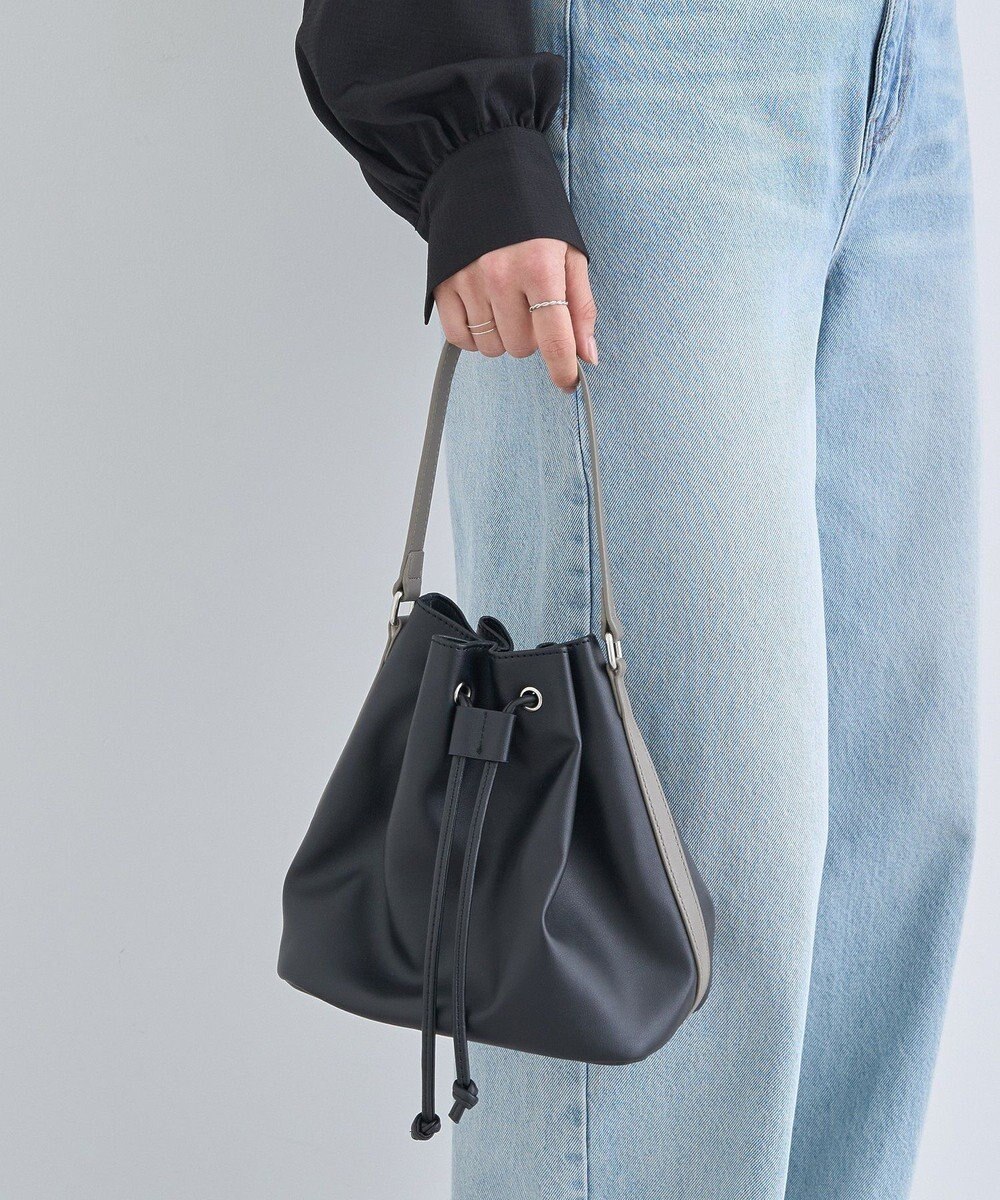 earth music&ecology バイカラーハンドルドロストバッグ 