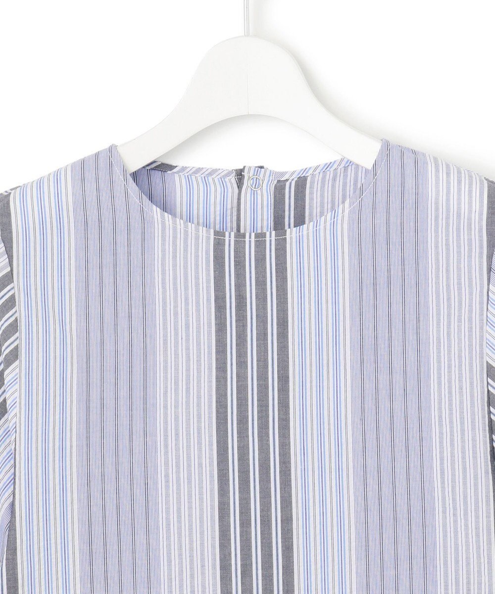 J.PRESS YORK STREET 【WOMEN】マルチストライプ ブラウス 