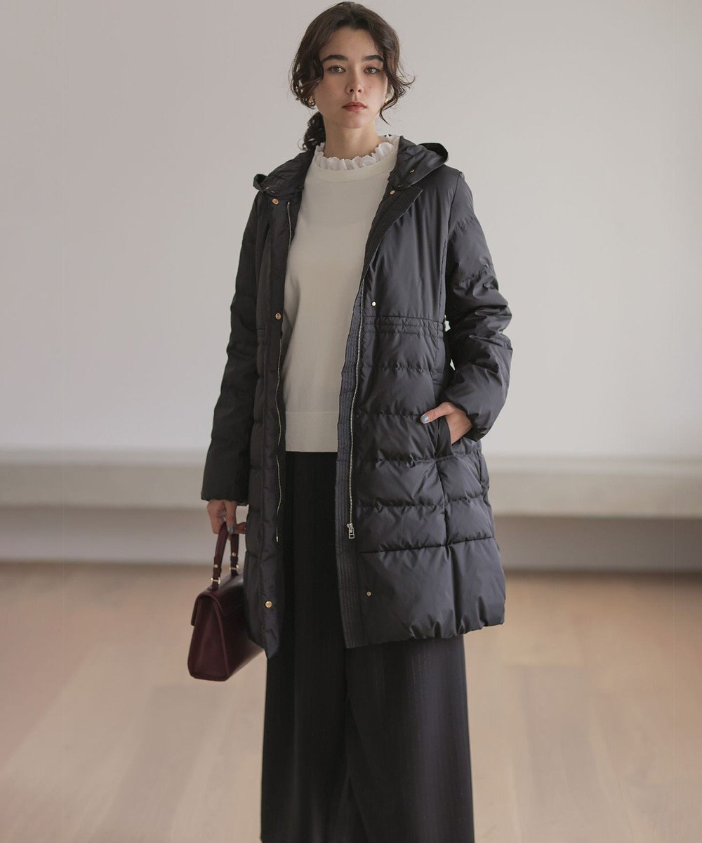 組曲 ライトタフタロング ダウン 