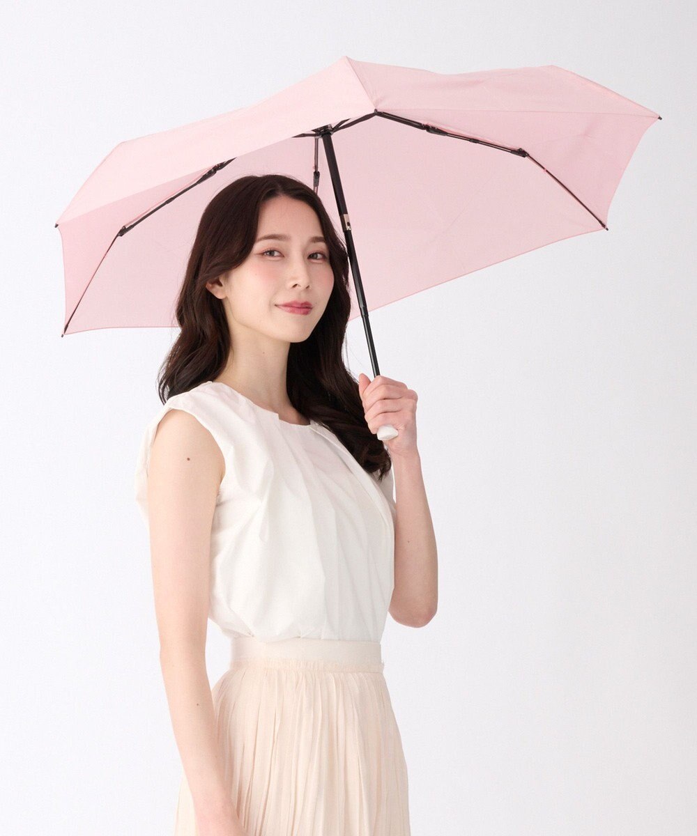 MOONBAT 【3秒でたためる傘/自動開閉】urawaza 小町(ウラワザ コマチ)  折りたたみ傘 無地 コンパクト 50cm 