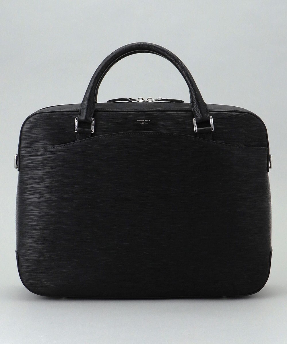 GOTAIRIKU 日本製【PELLE MORBIDA】型押しレザー ブリーフバッグ 