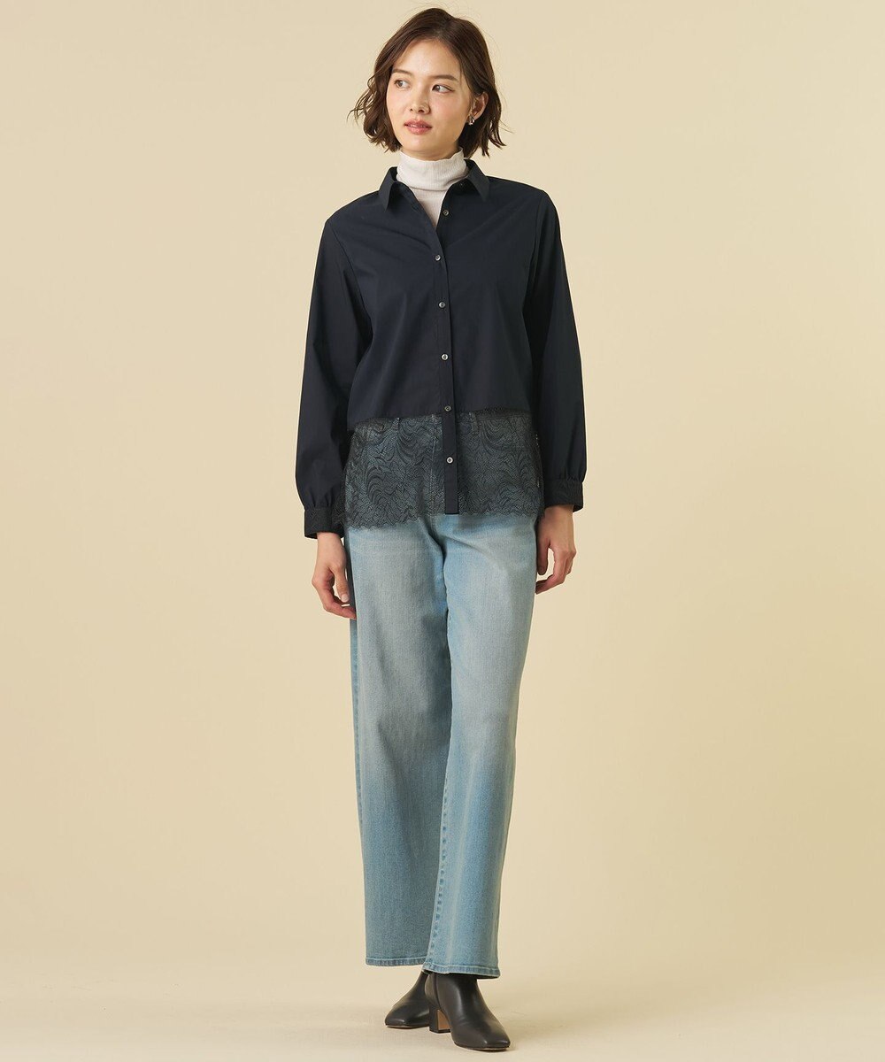 J.PRESS LADIES 【レイヤードスタイルに・WEB限定カラーあり】カシミヤシルク シアーリブ タートル カットソー 