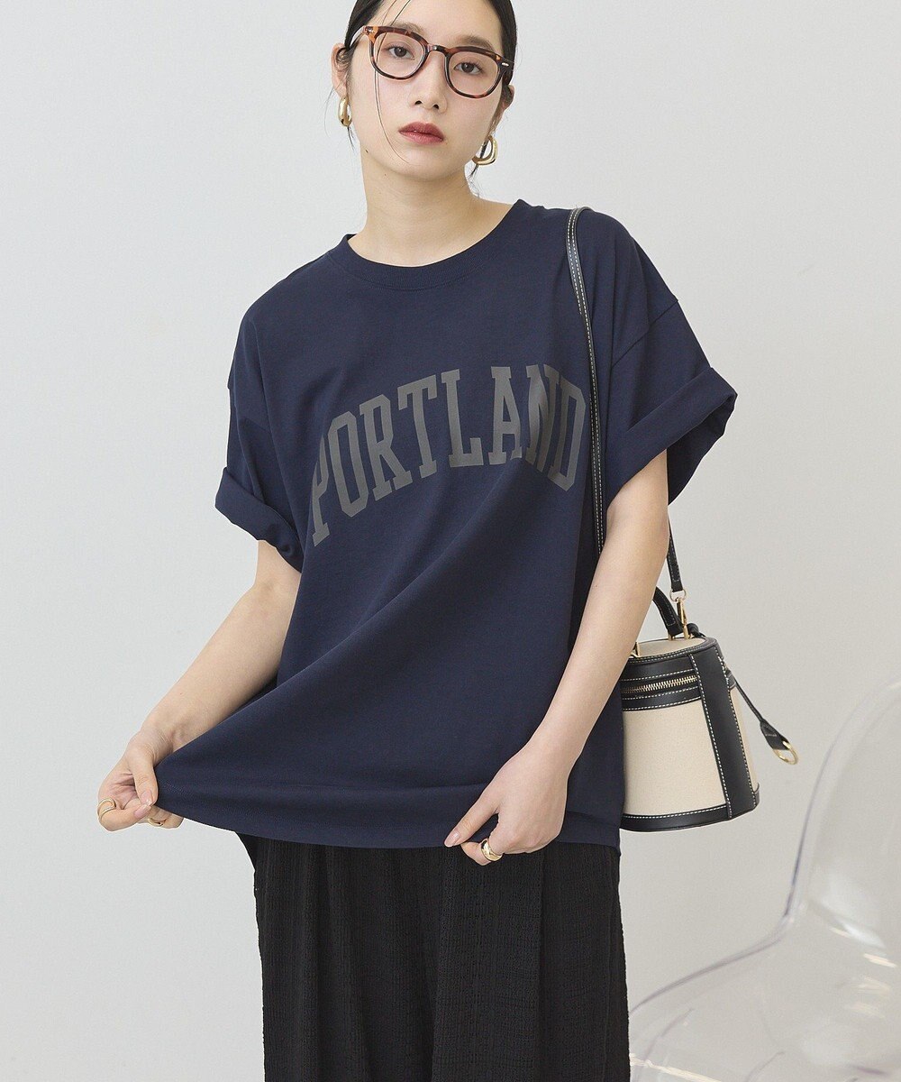 AMERICAN HOLIC PORTLAND裾ラウンドTシャツ 
