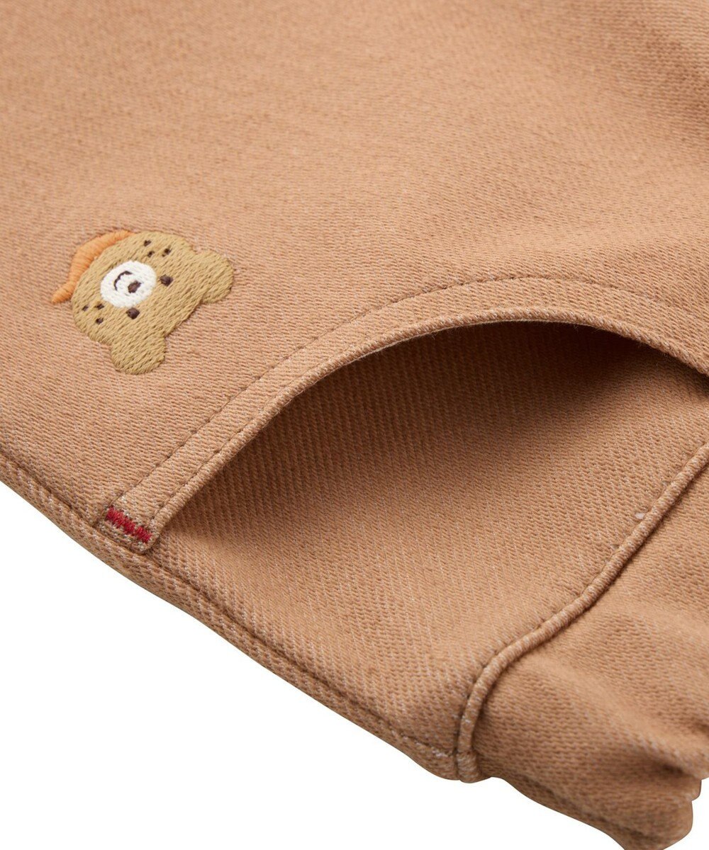 MIKI HOUSE HOT BISCUITS 【Everyday Series】ワンポイント ストレッチ10分丈パンツ 