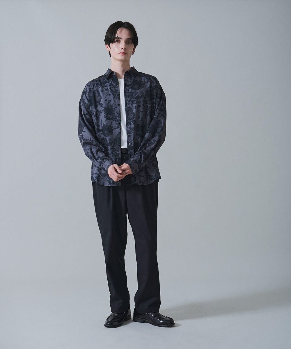 WEGO ベルト付きテーパードスラックス 