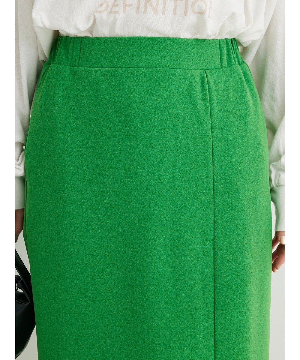 Green Parks カットジョーゼットＩラインスカート 