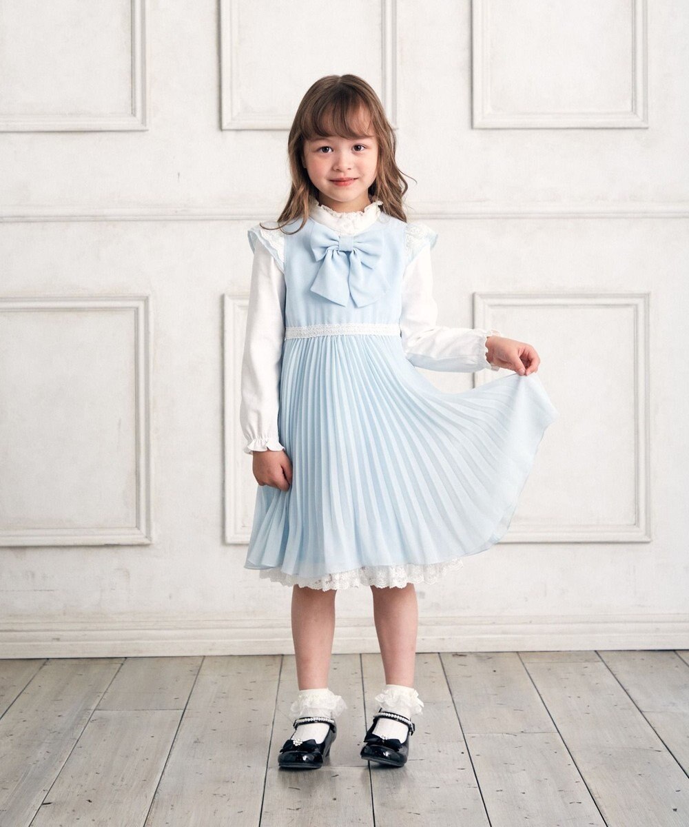 100 130cm シフォンプリーツ ワンピース Any Fam Kidsファッション通販 公式通販 オンワード クローゼット