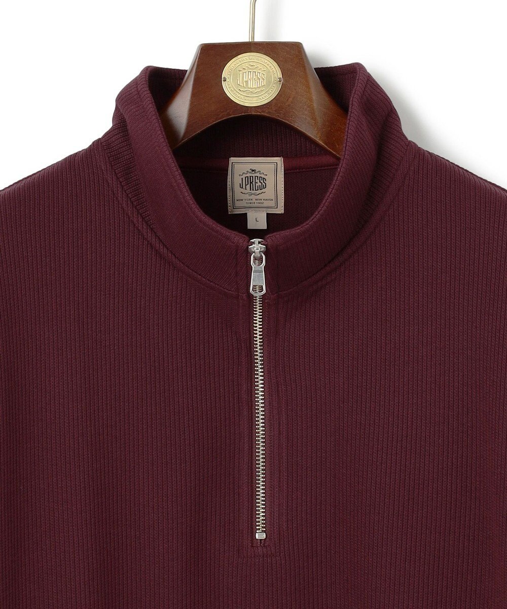 J.PRESS MEN 【J.PRESS PREMIUM JERSEY】ハーフジップ トレーナー 